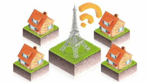 Antenna wifi Stock Footage 11883311