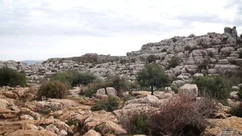 Antequera's Torcal Natural Park 库存影片 275570023