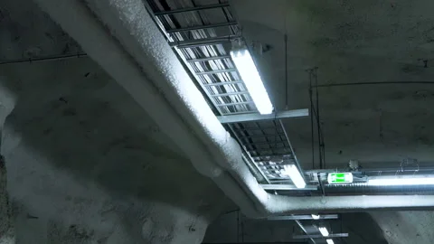 Anteroom in Global Seed Vault inside. Longyearbyen, Svalbard, Norway Video stock 212168943