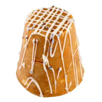 Anthill cake isolated on a white background Stock Photos