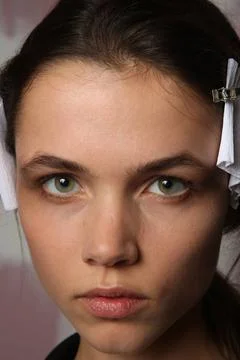  Anthony Vaccarello Spring Summer 2016 at Paris Fashion Week Anthony Vacca... Foto stock