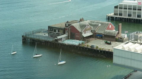 Anthony's Pier 4 Restaurant Stock Footage 27346277