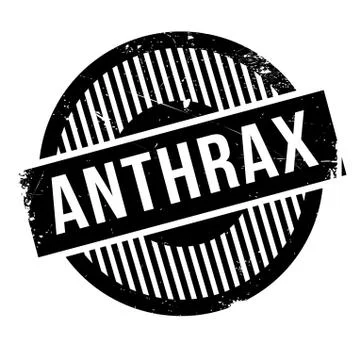 Anthrax rubber stamp Stock Illustration