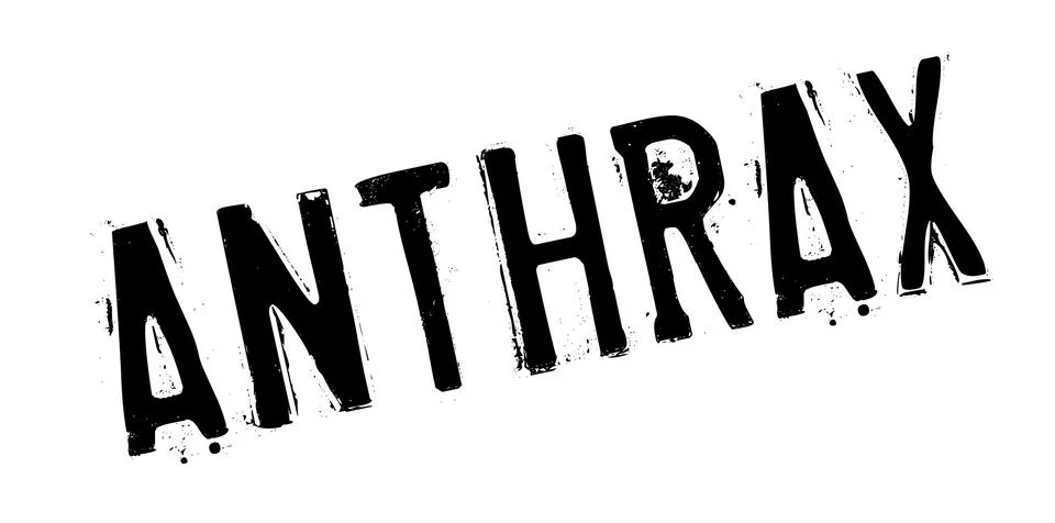 Anthrax rubber stamp Stock Illustration