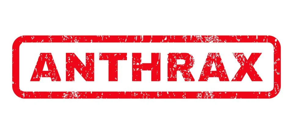 Anthrax Rubber Stamp Stock Illustration