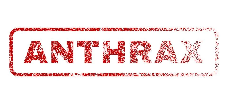 Anthrax Rubber Stamp Stock Illustration