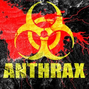 Anthrax virus concept background Stock Illustration