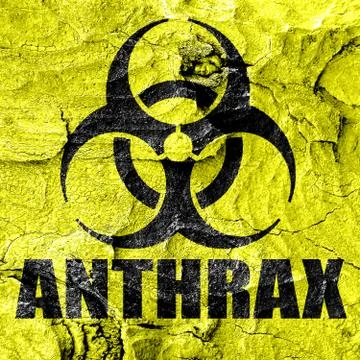 Anthrax virus concept background Stock Illustration