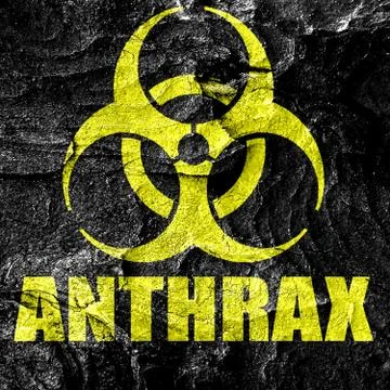 Anthrax virus concept background Stock Illustration