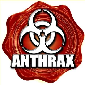 Anthrax virus concept background Stock Illustration