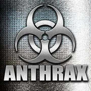 Anthrax virus concept background Stock Illustration