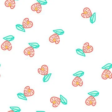 Anthurium flower vector seamless pattern 스톡 일러스트