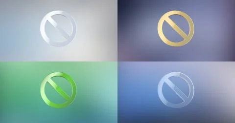 Anti 3d Icon Video stock 67106280
