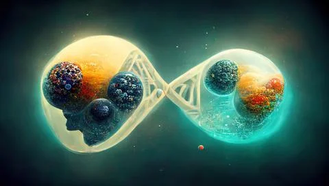 Anti ageing and longevity as a developing science on the quest to find the cu Illustrazione stock