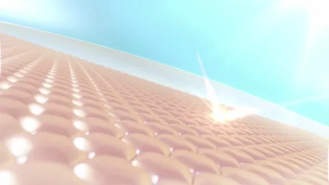 Anti aging serum drop on old skin restore Damaged Skin To Smooth Rejuvenation. 動画素材 334589442