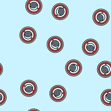 Anti fog vector seamless pattern 스톡 일러스트