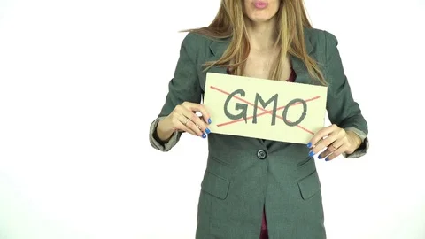 Anti GMO Protest Stock Footage 73493722