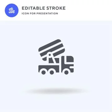 Anti icon vector, filled flat sign, solid pictogram isolated on white, logo Stock Illustration