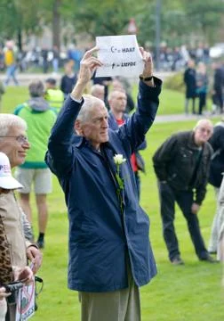 Anti islam protest Stock Photos