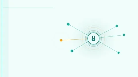Anti Phishing Training Complete teal cyan cybersecurity 4K Stock Footage 342618181