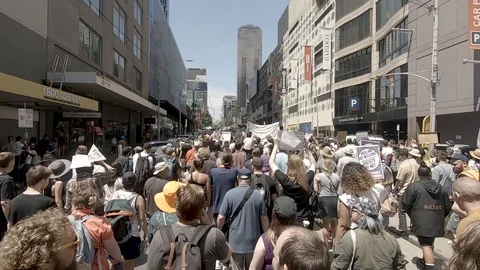 Anti-Racism Protest 5 Stock Footage 101059007