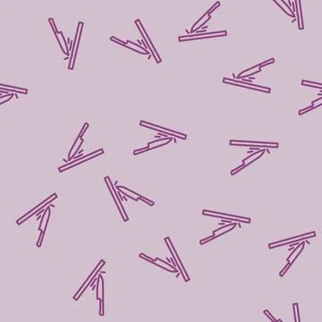 Anti scratch coating line vector seamless pattern Stock Illustration