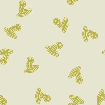 Anti scratch surface glyph seamless pattern イラスト素材