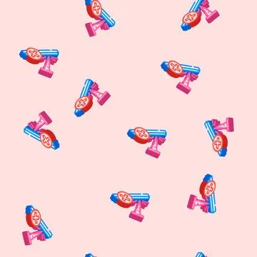 Anti scratch surface isometric icon seamless pattern Stock Illustration