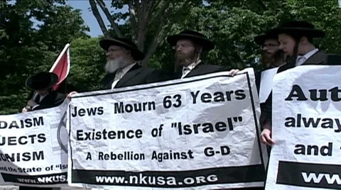 Anti-Semitic Jews  Video stock 7139473