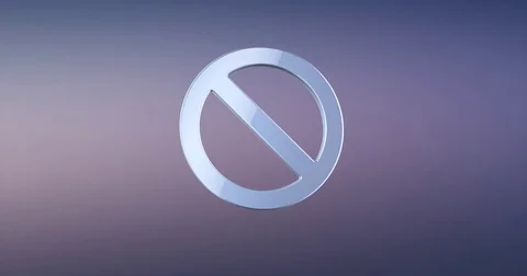Anti Silver 3d Icon Video stock 69781957