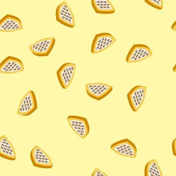 Anti slip base isometric icon seamless pattern Illustrazione stock