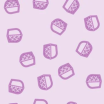 Anti slip base line seamless pattern Illustrazione stock