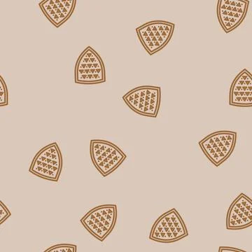 Anti slip base line vector seamless pattern Illustrazione stock