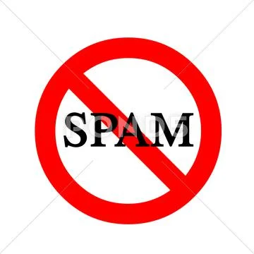 Anti Spam Stock Illustration