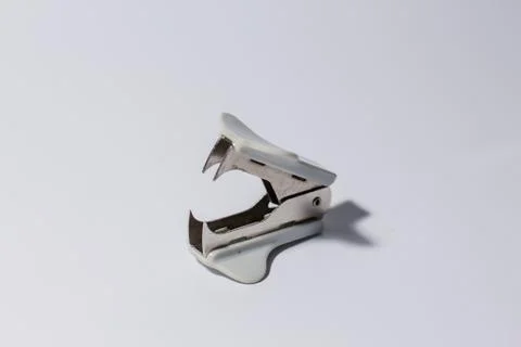 Anti-stapler on a white background Stock Photos