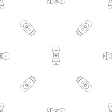 Anti sun cream pattern seamless Stock Illustration