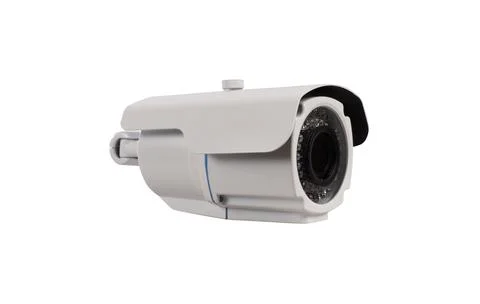 Anti-theft system installation camera . concept of protection and security Stock Photos