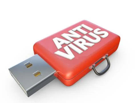 Anti virus Illustrazione stock