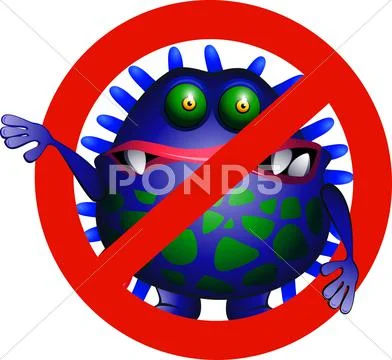 Anti virus symbol Stock Illustration