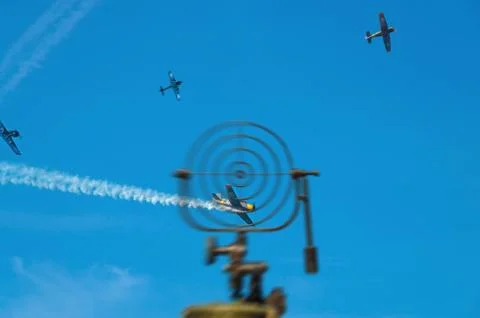 Antiaircraft extermination Stock Photos