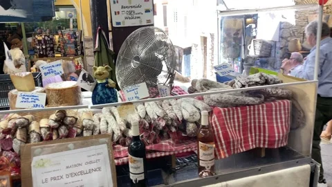 Antibes Marché Provencal Stock Footage 199434672
