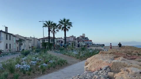 Antibes Ramparts Stock Footage 198235936