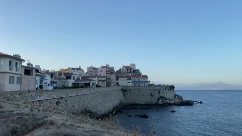 Antibes Ramparts Stock Footage 198237894