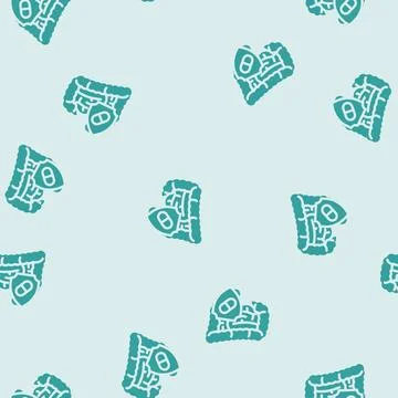 Antibiotic antidiarrheal medication glyph vector seamless pattern Stock Illustration