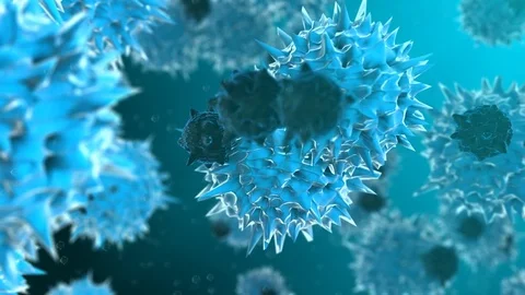 Antibiotic resistant disease pathogen bacteria and viruses infection Stock-Footage 85371733