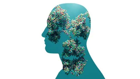 Antibody inside a body Illustrazione stock