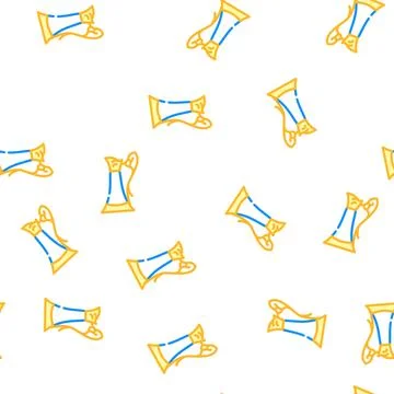 Antic arabian jug vector seamless pattern Stock Illustration