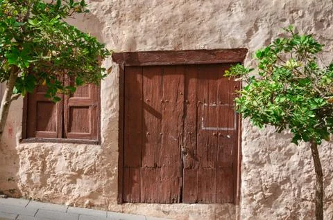 Antic Door background Stock Photos