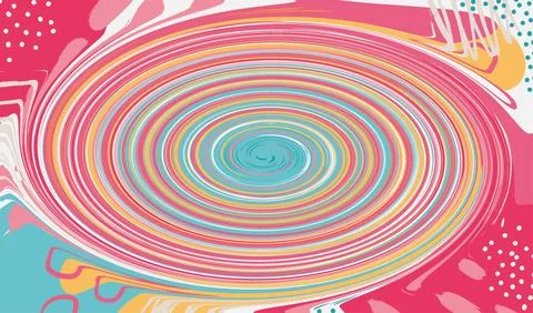 Anticlock swirl Illustrazione stock