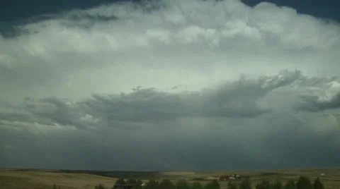 Anticrepuscular Rays to the East Stock Footage 54719682